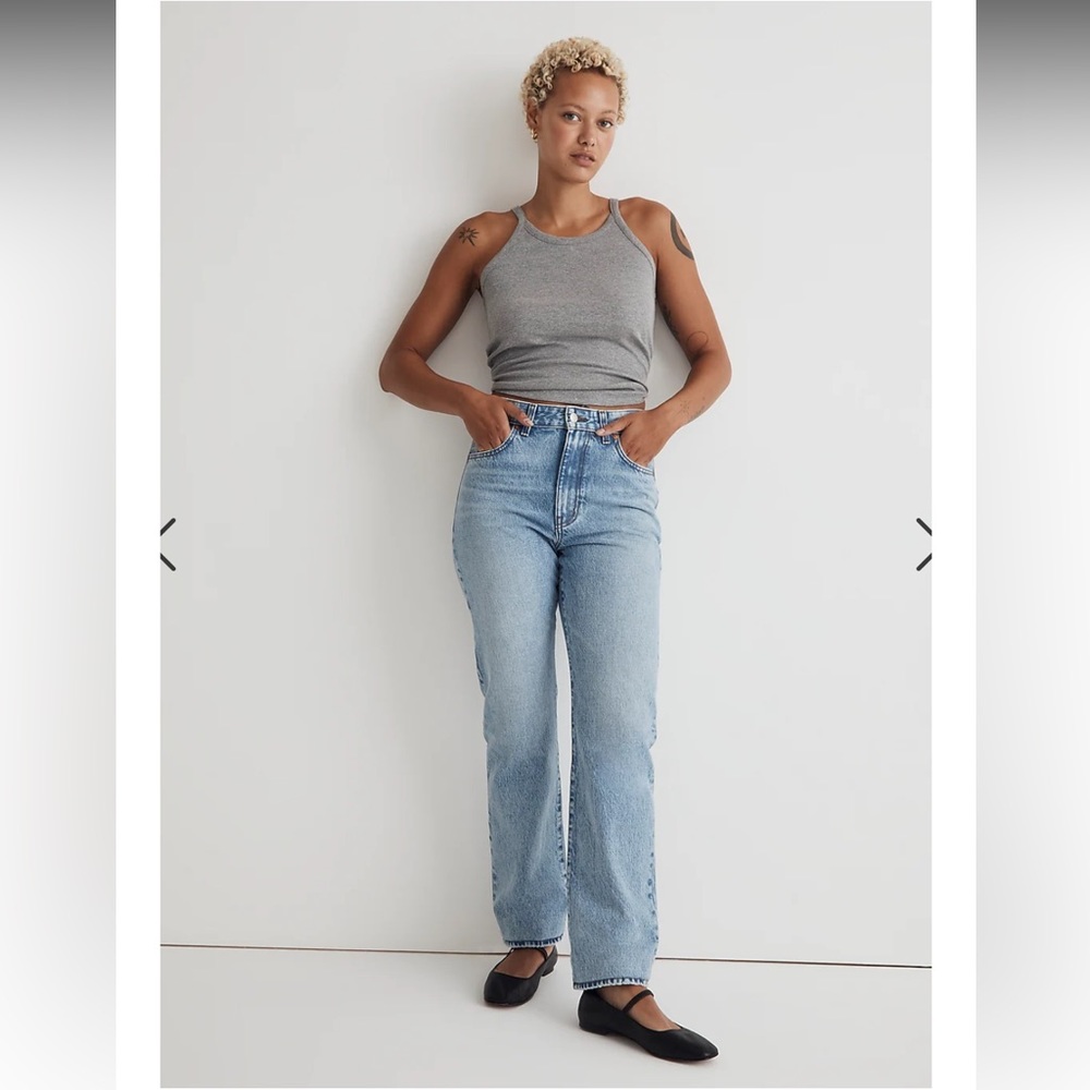 ISO!!! / Madewell Curvy 90s Straight Leg Jean in Mercer Wash + Size 30